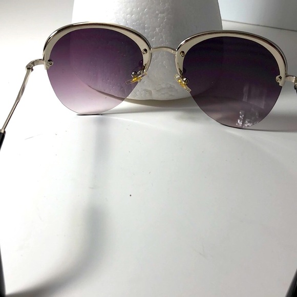 Diamond Candy Aviator oversized sunglasses UV400 - Picture 5 of 5
